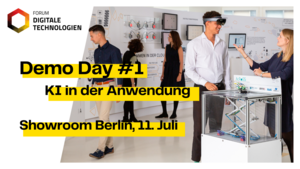 Forum Digitale Technologien veranstaltet ersten Demo Day in Berlin
