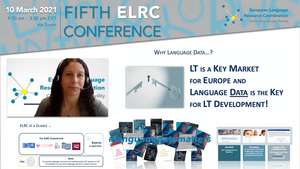 The 5th ELRC Conference: Europe needs multilingualism