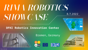 Robotik für die Inspektion und Wartung – Einladung zum RIMA Robotics Showcase am DFKI in Bremen
