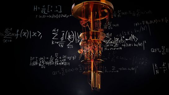 Board with handwritten math equations