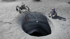 Robotic teams for the moon: DFKI kicks off EU project for the exploration of lava tubes by cooperating autonomous rovers