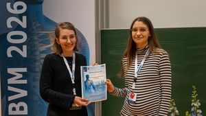Best Paper Award at the BVM in Lübeck for Sofija Engelson