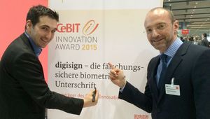 DFKI-Spin-off digipen technologies ist Preisträger des CeBIT Innovation Award: „digisign“ – die fälschungssichere biometrische Unterschrift