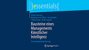 Buchveröffentlichung: Bausteine eines Managements Künstlicher Intelligenz