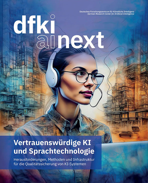 Cover der zweiten Ausgabe vom KI Magazin dfki ai next