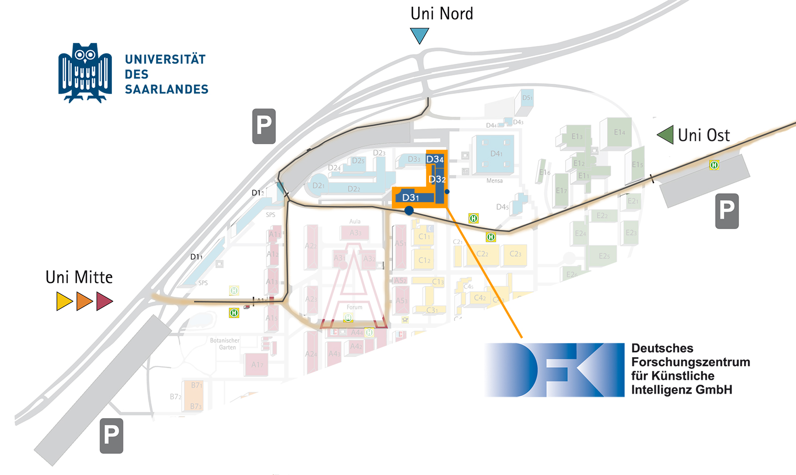 Uni Saarland Map / Suhl Location Guide - Ranks 1st among universities